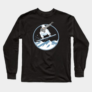 Winter Snowboarder Long Sleeve T-Shirt